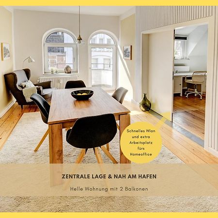 Mittendrin - Apartment Mit 2 Balkonen Sehr Zentral Flensburg Exteriér fotografie