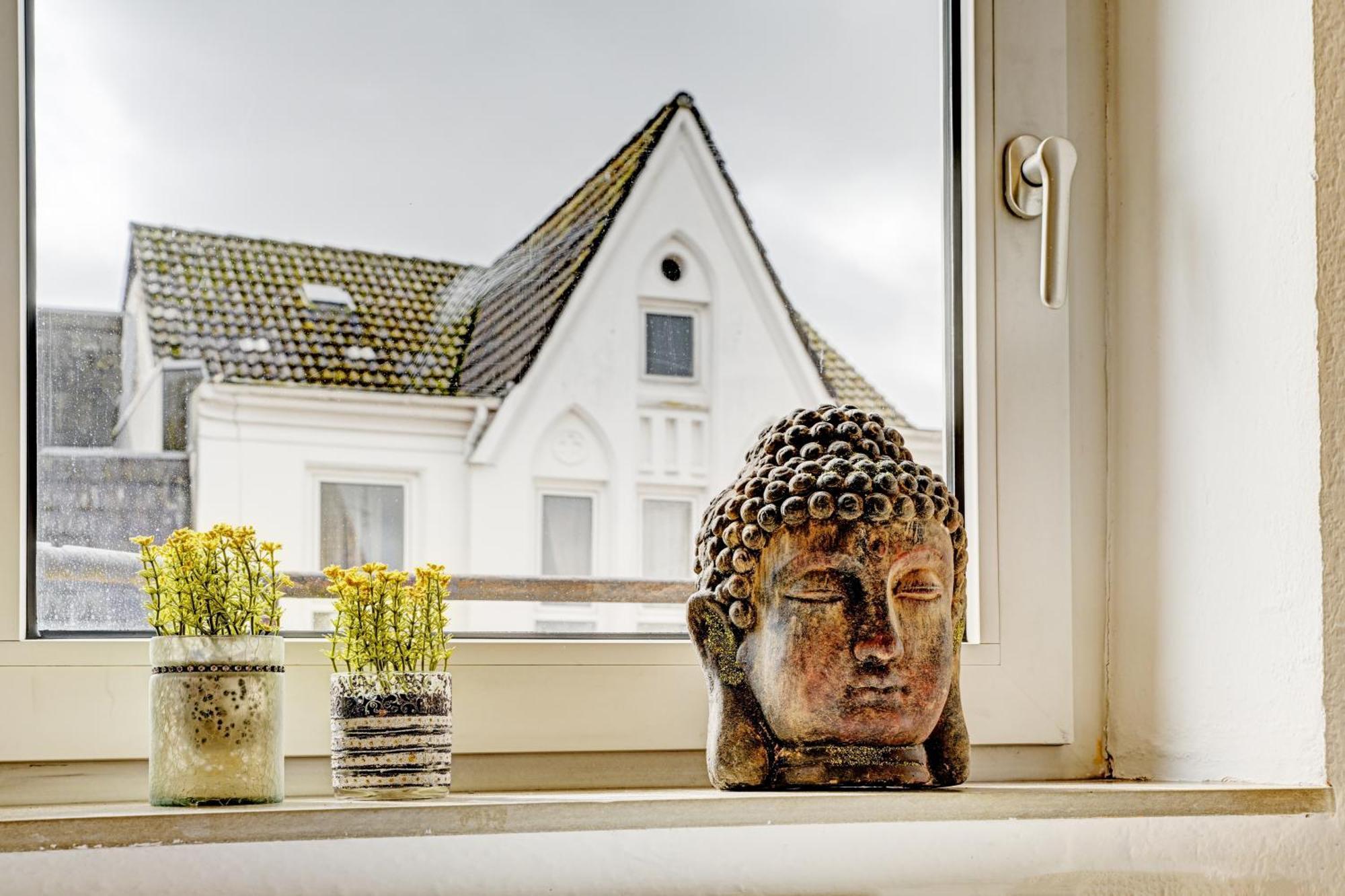 Mittendrin - Apartment Mit 2 Balkonen Sehr Zentral Flensburg Exteriér fotografie