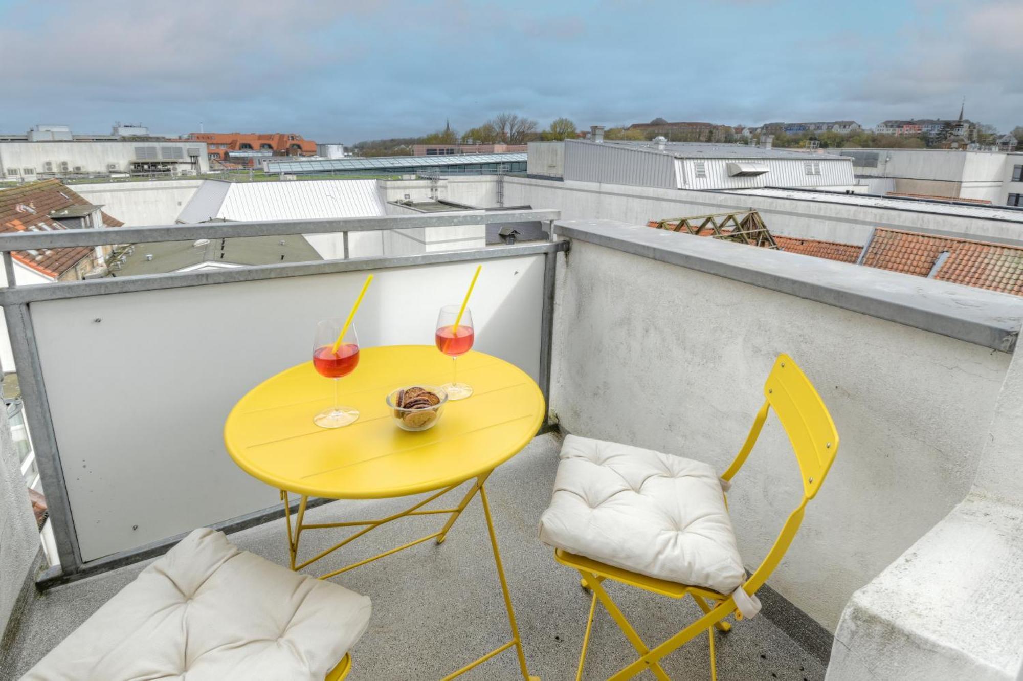 Mittendrin - Apartment Mit 2 Balkonen Sehr Zentral Flensburg Exteriér fotografie