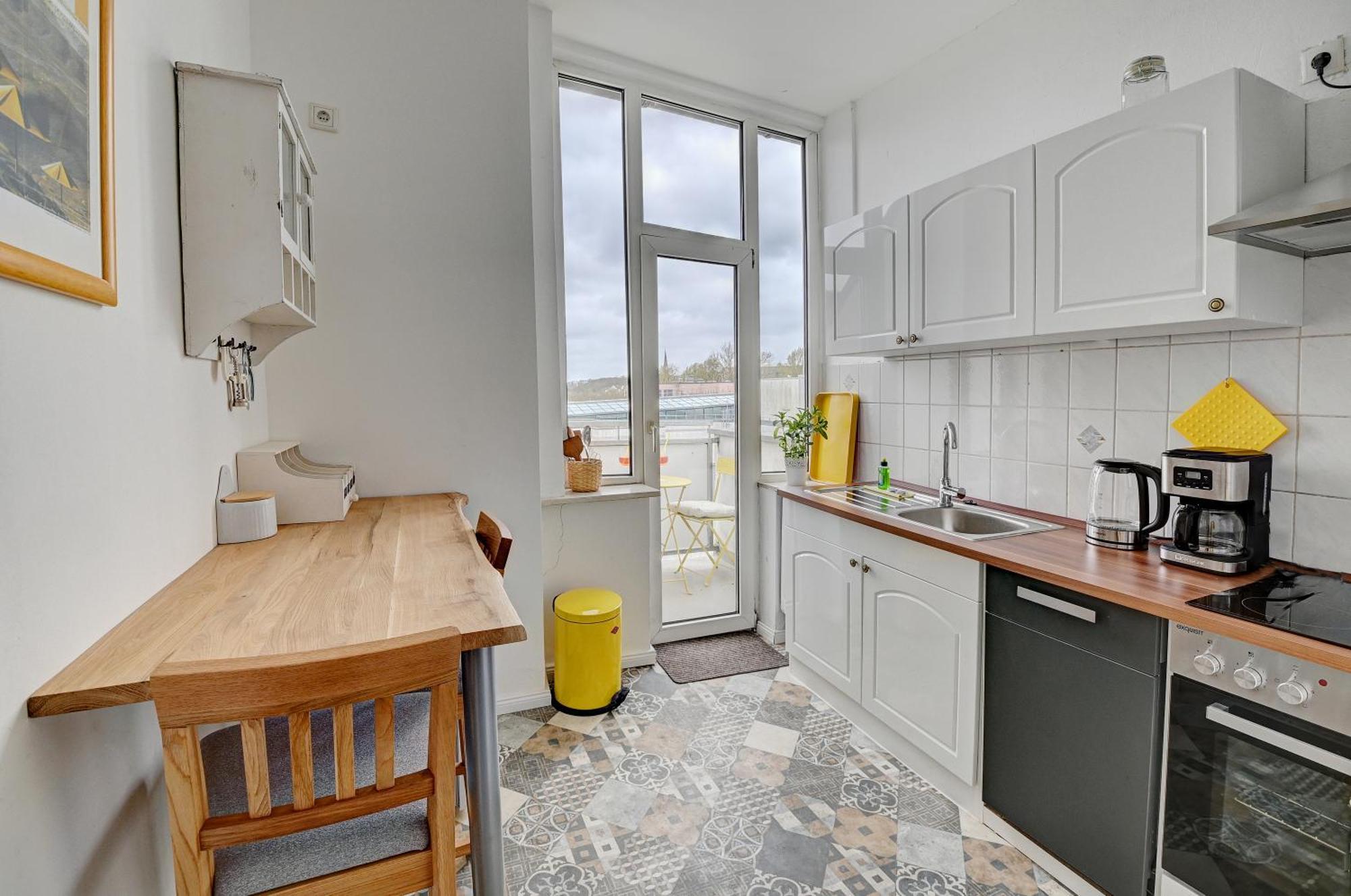 Mittendrin - Apartment Mit 2 Balkonen Sehr Zentral Flensburg Exteriér fotografie